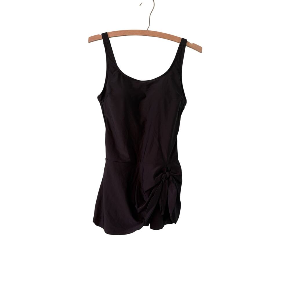 EoMENIE Small Black Swimsuit Dress